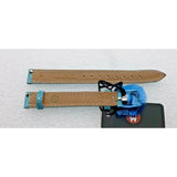 MICHELE Genuine Michele 12mm Blue Lizard  Watch Band Strap New