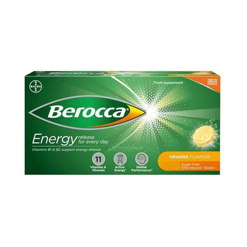 Berocca Orange Effervescent Tablets 30 Pack