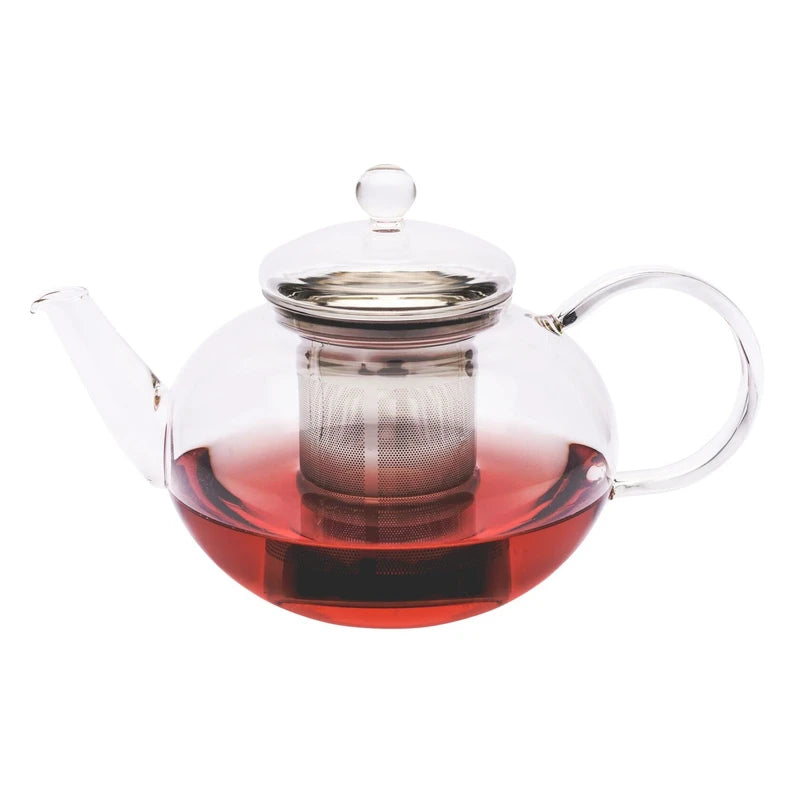 Trendglas Jena Miko Tea Pot Classic Design with Stainless Steel Strainer 1.2 Litres