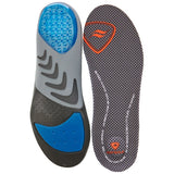 Sofsole Airr Orthotic, Herren Orthopädisch Einlegesohlen, Geleinlage mit Luftkissen-Fersendämpfung für höchsten Laufkomfort, Schwarz, 44-46 EU (11-12 UK)
