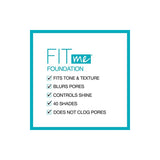 MAYBELLINE Maybelline New York Fit Me Matte + Poreless Liquid Foundation, Pouch Format, 356 Warm Coconut, 1.3 Ounce