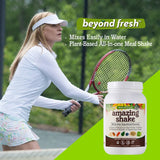 Beyond Fresh Amazing Shake, Superfood Formula, Plant Protein Based, Low Net Carbs, Wholefood Protein, Meal Replacement, Natural Chocolate Flavor, 999 Grams, White