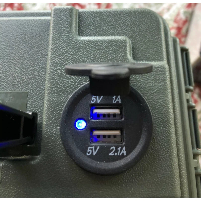 Clancy's PowerBox 12 volt power supply ice fishing camping hunting kayaking