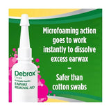 Debrox Ear Wax Removal Drops, Gentle Microfoam Ear Wax Remover, 0.5 Fl Oz