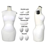 Pro Modular Dress Form Padding Plus Size Kit (24 Pieces) – Adjustable Body Form Padding Set for Sewing and Mannequin – Adult Female Dress Padding – Dress Making and Tailoring Accessories
