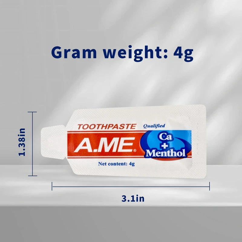 Bulk Travel Size Toothpaste, 0.15 Ounce (Bulk Pack - 144 Sachet) - Disposable Mini Toothpaste Travel Sized, Guests Toothpaste Fresh Scent Hotel Toiletries