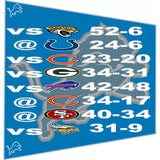2024 Detroit Lions NFC North Division Champions Championship Belt