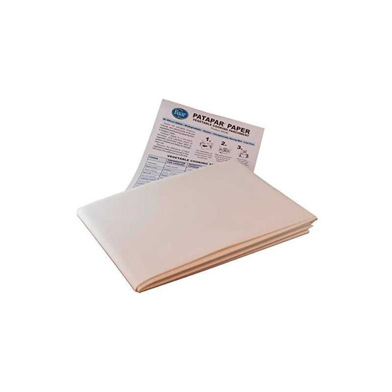 Patapar Paper, Vegetable Cooking Parchment - 24"x24", 6 Reusable Sheets