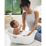 Skip Hop Baby Bath Tub 4-in-1 Grow with Baby Infant to Toddler , White