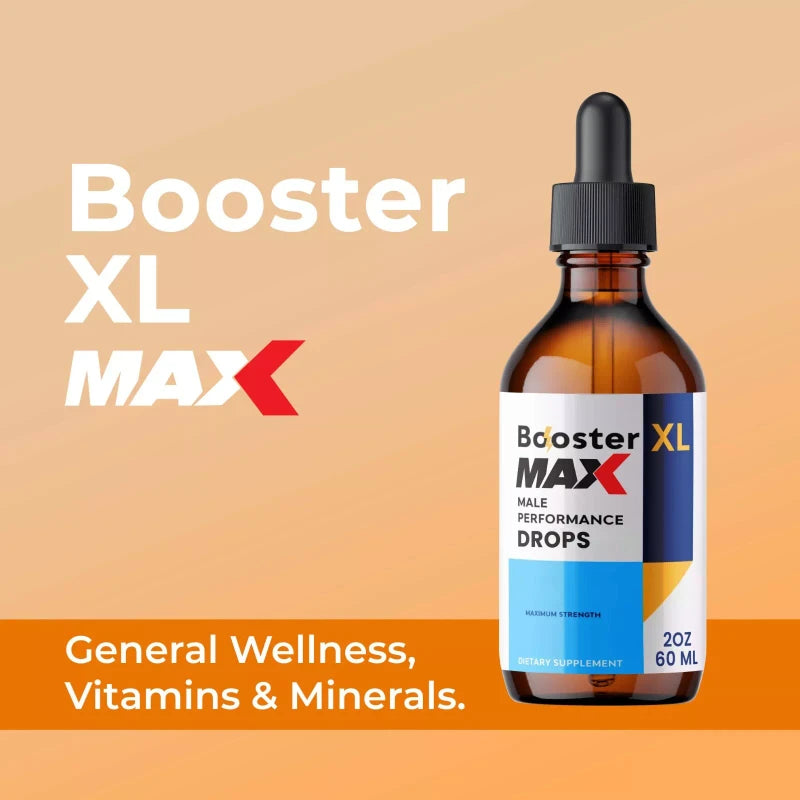 Booster XL MAX Male Drops - Maximize Vitality and Performance (3 Pack)