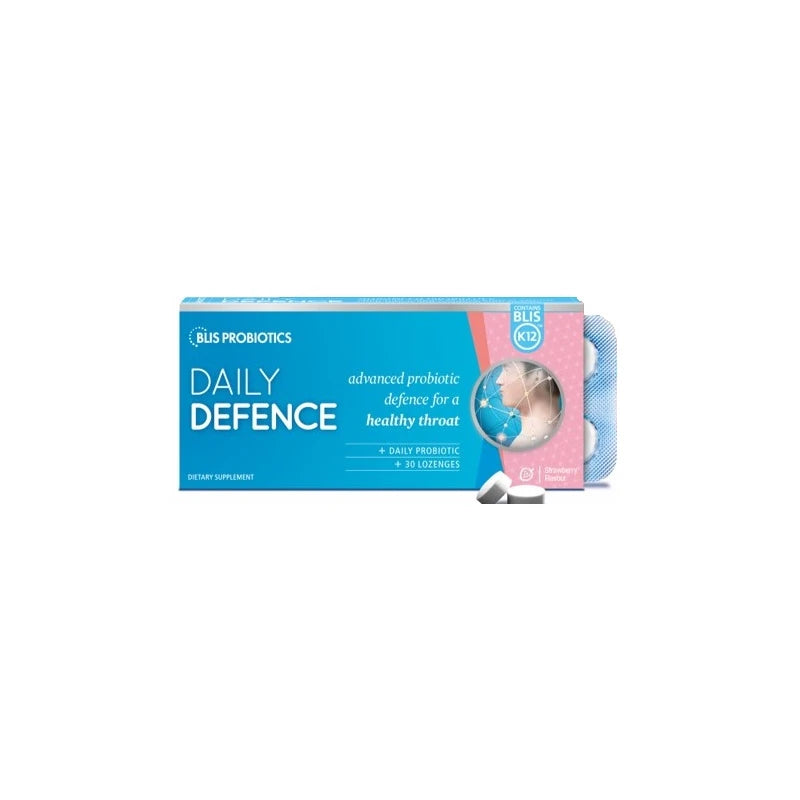 Blis DailyDefence with BLIS K12™ Lozenges 30 - Strawberry