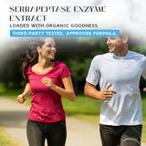 Absonutrix Serrapeptase Enzyme 583mg,125000 spu, 4 Oz drops, 200 Servings, Made in USA, Quick Absorption, Quality Ingredients, Third-Party Tested, Non-GMO, GMP Certified, Cruelty Free Products