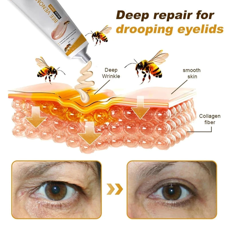 Furzero Bee Venom Wrinkle Removal Cream, Furzero Bee Venom Anti-Wrinkle Cream, Advanced Skin Firming Cream, Anti-Aging Moisturizer for Face & Neck,Anti-Aging Bee Venom Cream (2pcs)