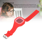 Children Digital Watch Alarm 50M Waterproof Shockproof Drop Resistant Child Digital Sport Outdoor Watch for Daily Use Red