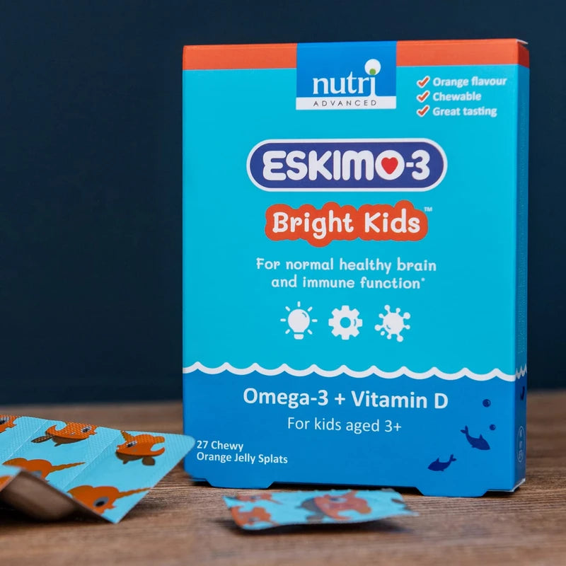 Eskimo-3 Bright Kids Fish Oil - Nutri Advanced - Jelly Splats 27 Servings