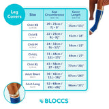 BLOCCS Waterproof Cast Cover for Showering Leg - #ASL74 - Adult Short Leg