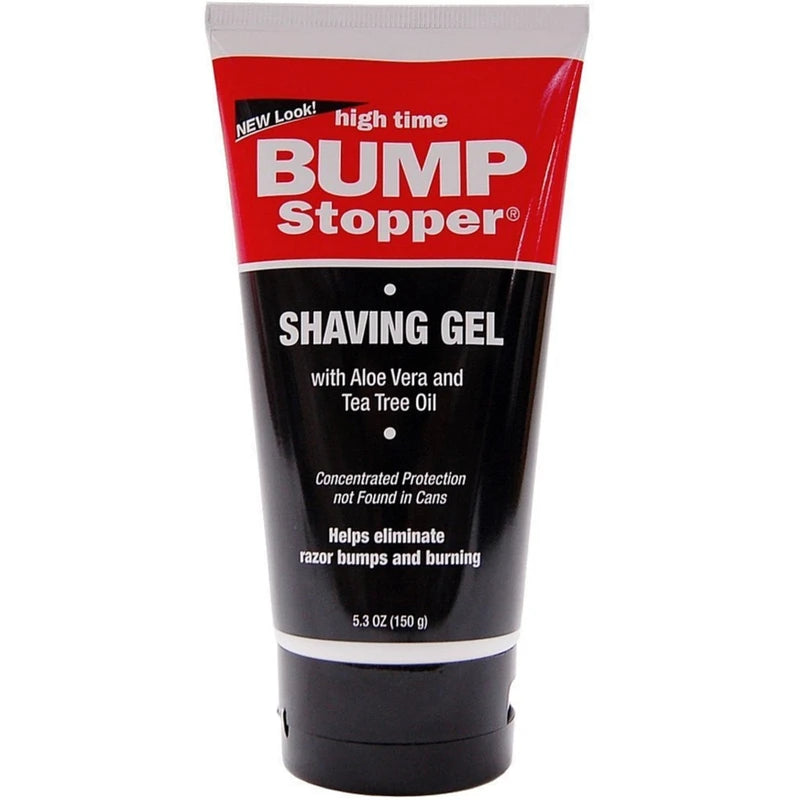 High Time Bump Stopper Shave Gel W/Aloe & Tea Tree Oil 5.3 oz (Pack of 5)