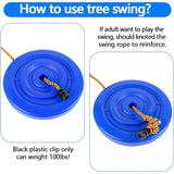 X XBEN 200FT Zip line Kits for Backyard, Zip Lines for Boys, Kids, Included Swing Seat, Ziplines Brake, and Steel Trolley, Outdoor Playground Equipment