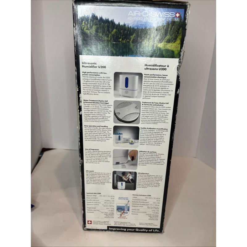 Boneco U200 Healthy Air Room  Ultrasonic Humidifier - White