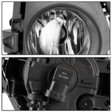 advan_version 2019-2025 For Toyota RAV 4 Clear Pair Fog Lights Bumper Lamps w/Harness Wiring