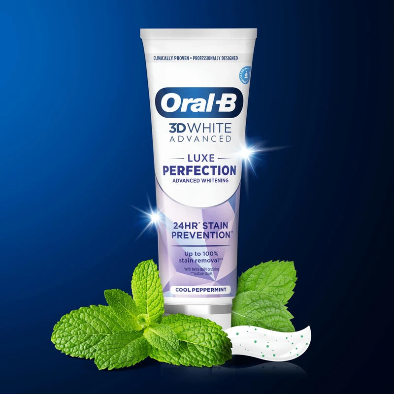 Oral-B 3DWhite Advanced Luxe Perfection Toothpaste 400 ml (100 ml x 4)