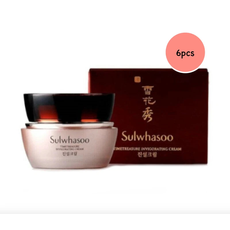 Amore Pacific Sulwhasoo Sulwhasoo Timetreasure Invigorating Cream 4ml x 6pcs (NO BOX) US Seller Sale!!