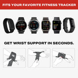 PROTECHT Wrist Wraps for Weightlifting with Smartwatch (No Patch, Large (6.5-8"))