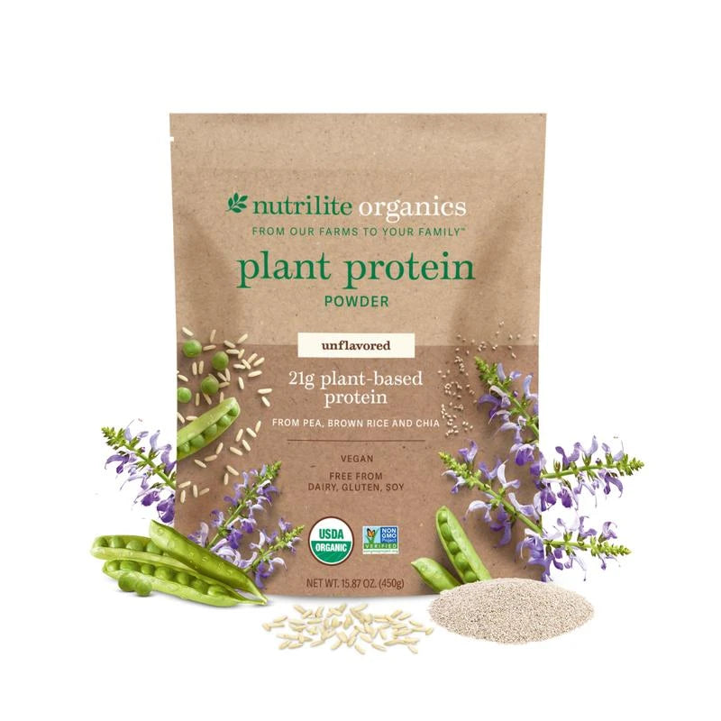 Nutrilite Organics Plant-Based Protein Powder Supplement - Specificati ...