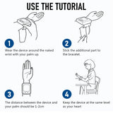 Blood Pressure Monitor, Wrist Blood Pressure Monitor, Heart Rate Hypertension Monitor, with Memory Function, Precise Blood Pressure and Pulse Measurement, Portable and Easy to Use