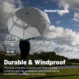 Weatherman Umbrella - Folds of Honor Golf Lite Umbrella Extra Large Big Oversize Windproof for Golf Bag Push Cart w/ UV Protection - Waterproof Heavy Duty Umbrellas for Rain Sun for Men Women - Resists Up to 55 MPH Winds - Patriotic Umbrella (Liberty, 66