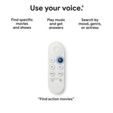 Google - Chromecast with Google TV (HD) - Streaming Stick Entertainment on Your TV with Voice Search - Watch Movies, Shows, and Live TV in 1080p HD - Snow - Specification: Default
