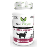 VETRISCIENCE Bladder Strength for Dogs, 90 Chewable Tablets - Vet Formulated Bladder Control Supplement with Saw Palmetto