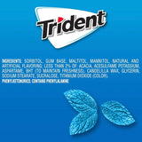 Trident White Peppermint Sugar Free Gum, Value Pack, 180 Pieces