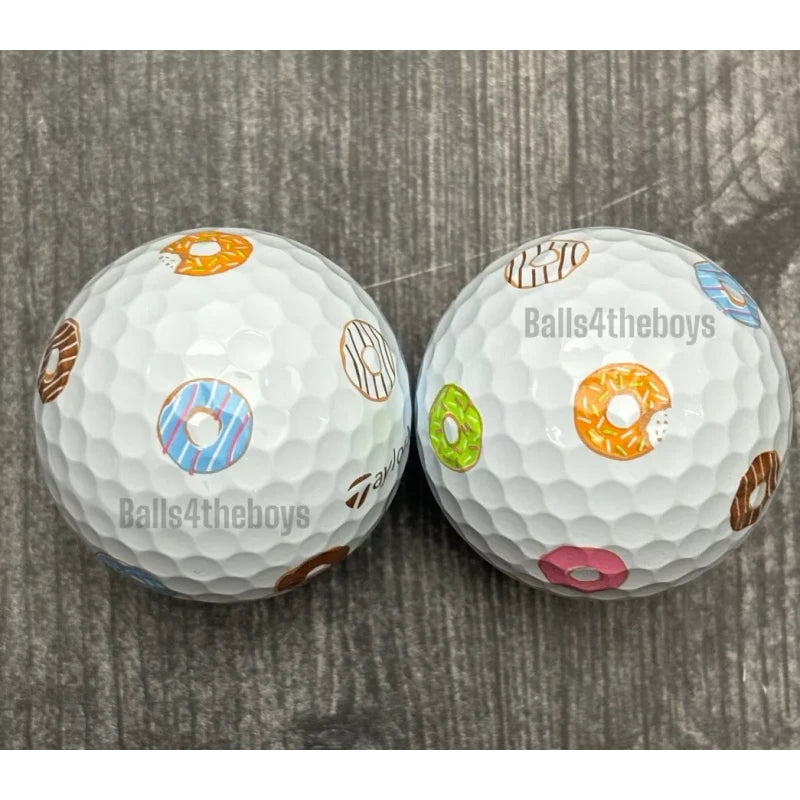 Taylormade TP5 Pix Duo of Donut Logo Golf Balls (2)