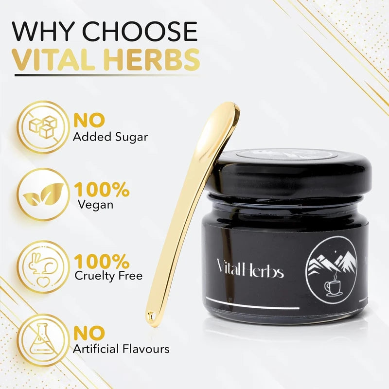 Himalayan Pure Shilajit Resin for Men & Women | High Potency - 85+ Trace Minerals, 75%+ Fulvic Acid, QR for Lab Test Report, 60 Servings for Immune Support & Energy, 2*20g | Gold Graded (2PAC)