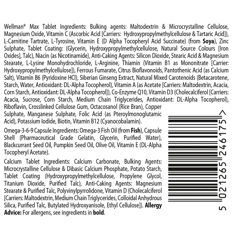 Wellman Wellman Max Capsules - Pack of 84