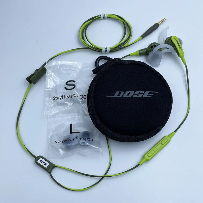 Bose SoundSport Wired 3.5mm Jack In-ear Headphones Earphones Green IOS / Android