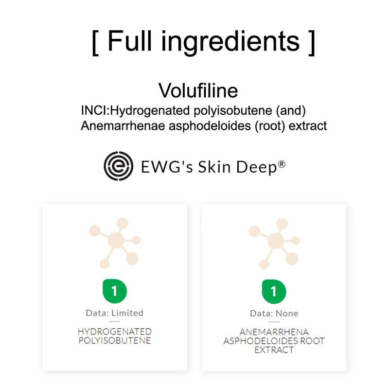 COSMETIC BOOSTERS [ Volufiline 10ml ] Cosmetic Ingredient - 100% Volufiline 10ml(0.34 fl. oz) France SEDERMA | Cosmetic Grade | For face and body Improve Skin Elasticity, Wrinkle Improvement