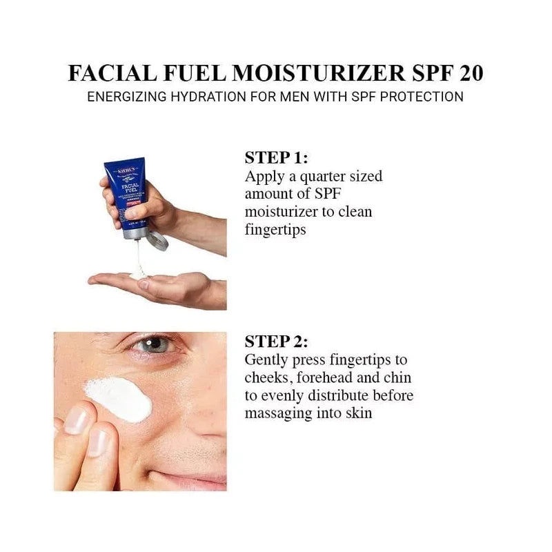 Kiehl's Facial Fuel SPF 15 Sunscreen Energizing Moisture for Men 6.8 oz / 200 ml