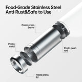 Handheld Electric Pasta Maker, 5-in-1 Cordless Pasta Machine, Portable Noodle Maker, Homemade Spaghetti Ramen