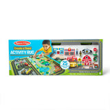 Melissa & Doug KIDS PLAY MAT Create a Town Activity Rug Play Set, with 25 Wooden Play Pieces