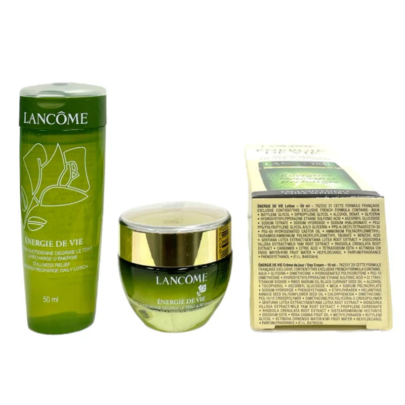 Lancôme Lancome Energie De Vie Set; Lotion & Cream (50mL | 15mL) NEW AS SEEN IN PICS