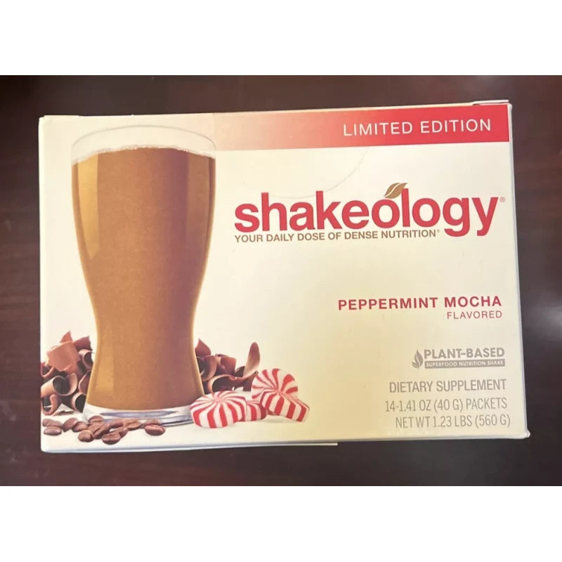 Shakeology New VEGAN PEPPERMINT MOCHA SHAKEOLOGY- Protein Shake Smoothie WeightLoss SEALED