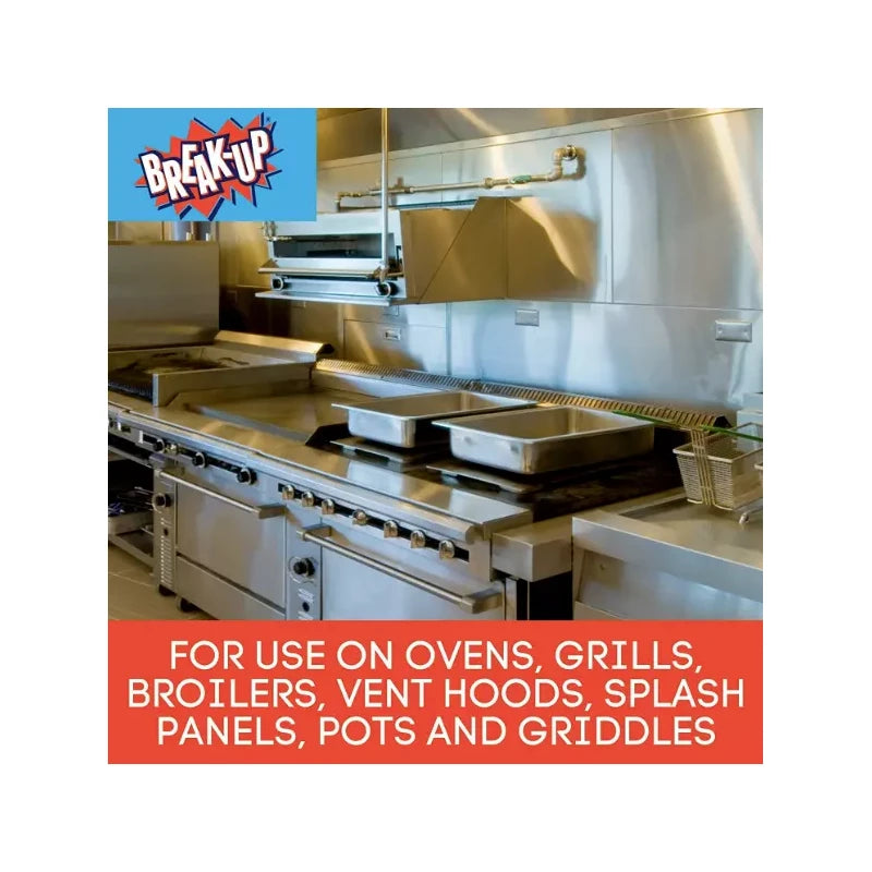 Diversey Break-Up Professional Oven & Grill Cleaner (19 oz)  Lot of 2 Brand New