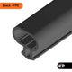 Stormguard uPVC Window Door Bubble Gasket - 20m Black Rubber Seal Replacement