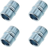 E-outstanding Metal Rack Connector 4pcs 1Inch/25.4mm Wire Rack Shelve Unit Pole Connector Storage Shelf Shelving Holder Connection Nuts Replacement Parts (ID: 16mm, OD: 23mm)