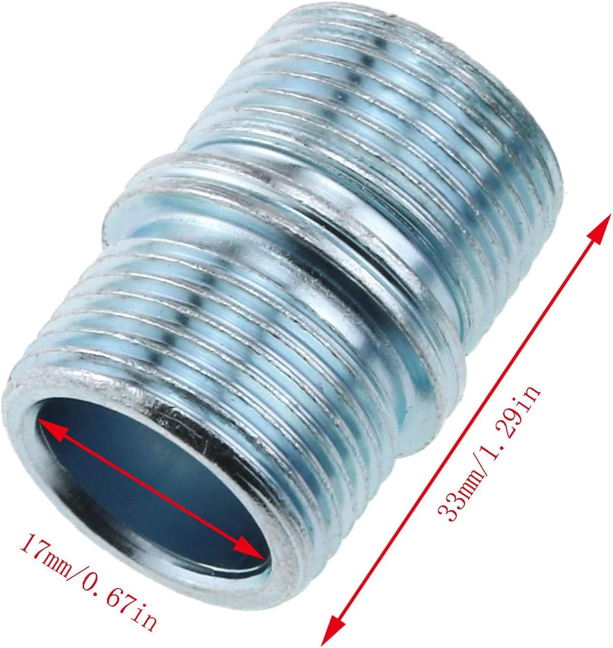 E-outstanding Metal Rack Connector 4pcs 1Inch/25.4mm Wire Rack Shelve Unit Pole Connector Storage Shelf Shelving Holder Connection Nuts Replacement Parts (ID: 16mm, OD: 23mm)