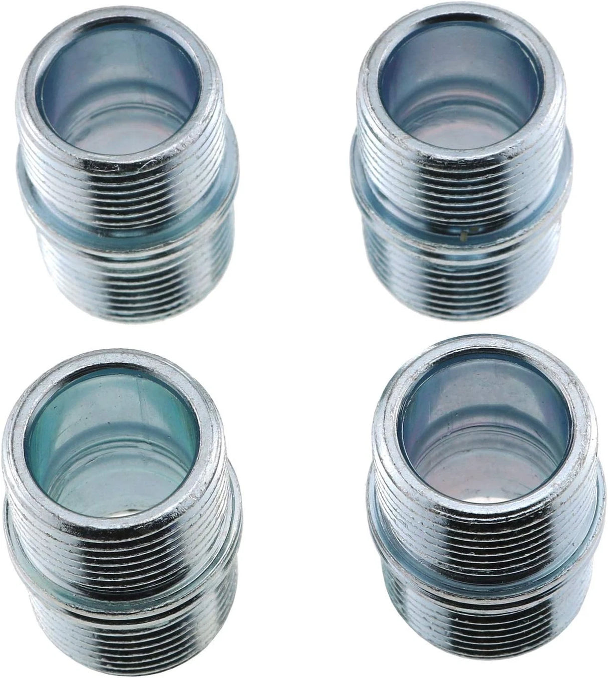 E-outstanding Metal Rack Connector 4pcs 1Inch/25.4mm Wire Rack Shelve Unit Pole Connector Storage Shelf Shelving Holder Connection Nuts Replacement Parts (ID: 16mm, OD: 23mm)