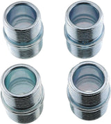 E-outstanding Metal Rack Connector 4pcs 1Inch/25.4mm Wire Rack Shelve Unit Pole Connector Storage Shelf Shelving Holder Connection Nuts Replacement Parts (ID: 16mm, OD: 23mm)