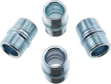 E-outstanding Metal Rack Connector 4pcs 1Inch/25.4mm Wire Rack Shelve Unit Pole Connector Storage Shelf Shelving Holder Connection Nuts Replacement Parts (ID: 16mm, OD: 23mm)